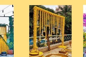 Hanging Marigold Curtains - Carnival Board Games Rental & Sale